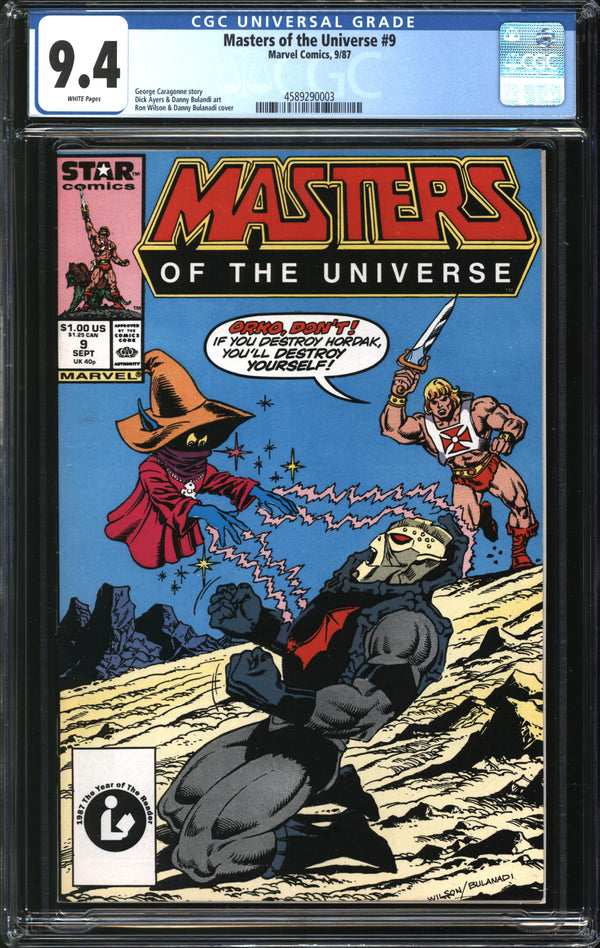Masters Of The Universe (1986) # 9 CGC 9.4 NM