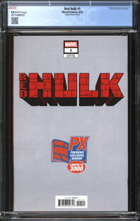 Red Hulk (2025) #1 Joshua Cassara Previews Exclusive Variant CGC 9.8 NM/MT
