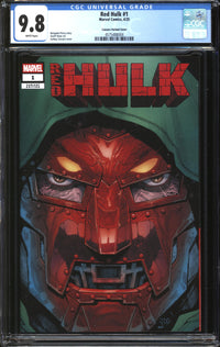 Red Hulk (2025) #1 Joshua Cassara Previews Exclusive Variant CGC 9.8 NM/MT