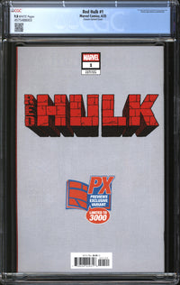 Red Hulk (2025) #1 Joshua Cassara Previews Exclusive Variant CGC 9.8 NM/MT