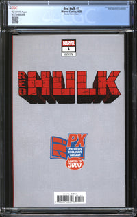 Red Hulk (2025) #1 Joshua Cassara Previews Exclusive Variant CGC 9.8 NM/MT