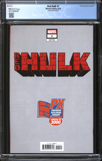 Red Hulk (2025) #1 Joshua Cassara Previews Exclusive Variant CGC 9.8 NM/MT
