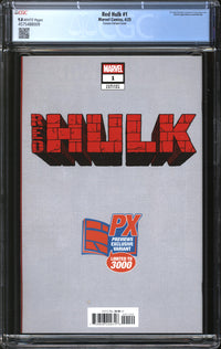 Red Hulk (2025) #1 Joshua Cassara Previews Exclusive Variant CGC 9.8 NM/MT