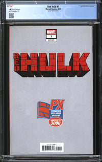 Red Hulk (2025) #1 Joshua Cassara Previews Exclusive Variant CGC 9.8 NM/MT