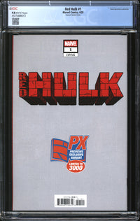 Red Hulk (2025) #1 Joshua Cassara Previews Exclusive Variant CGC 9.8 NM/MT