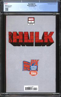 Red Hulk (2025) #1 Joshua Cassara Previews Exclusive Variant CGC 9.8 NM/MT
