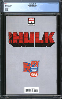 Red Hulk (2025) #1 Joshua Cassara Previews Exclusive Variant CGC 9.8 NM/MT