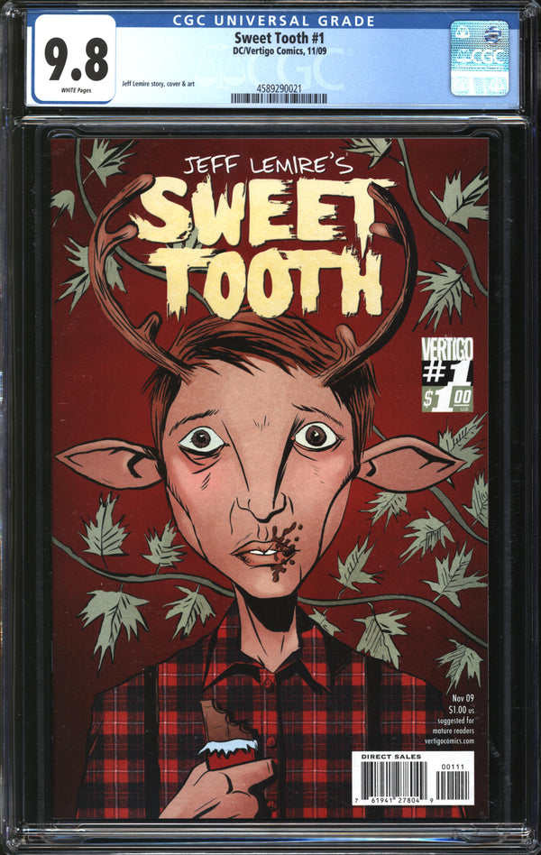 Sweet Tooth (2009) #1 CGC 9.8 NM/MT