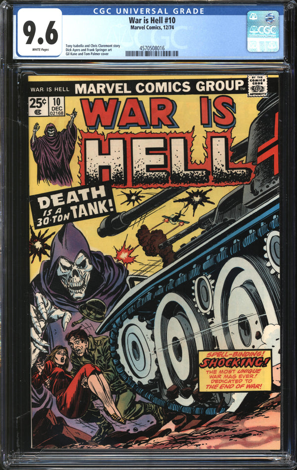 War Is Hell (1973) #10 CGC 9.6 NM+
