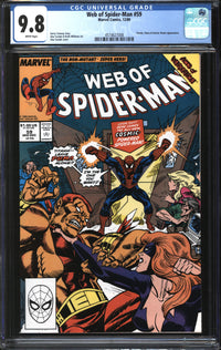 Web Of Spider-Man (1985) # 59 CGC 9.8 NM/MT