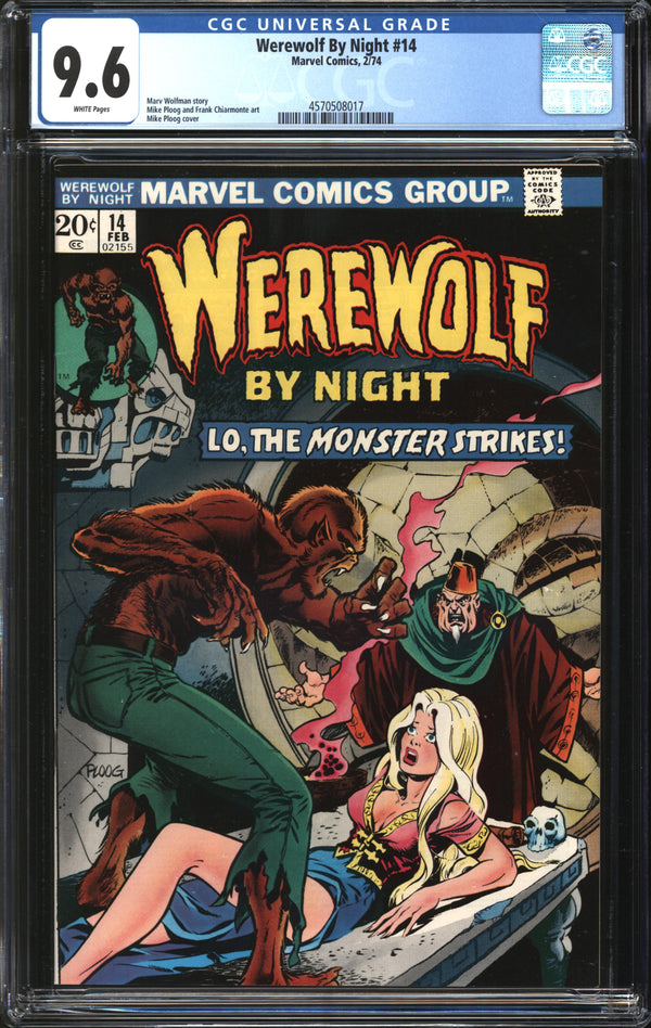 Werewolf By Night (1972) #14 CGC 9.6 NM+