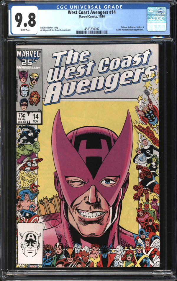 West Coast Avengers (1985) #14 CGC 9.8 NM/MT