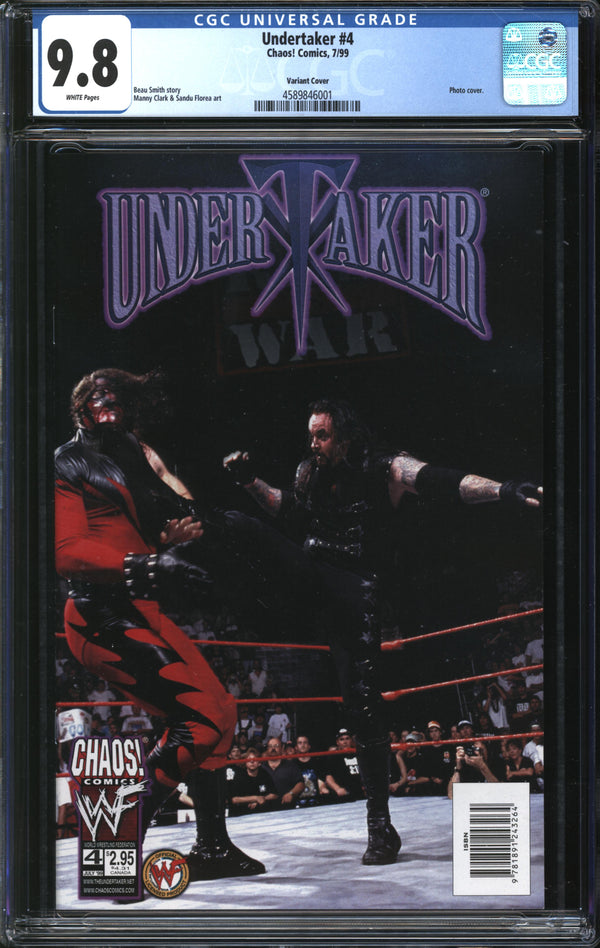 Undertaker (1999) #4 Variant Cover CGC 9.8 NM/MT