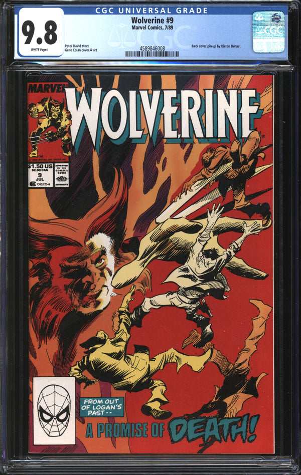 Wolverine (1988) #  9 CGC 9.8 NM/MT