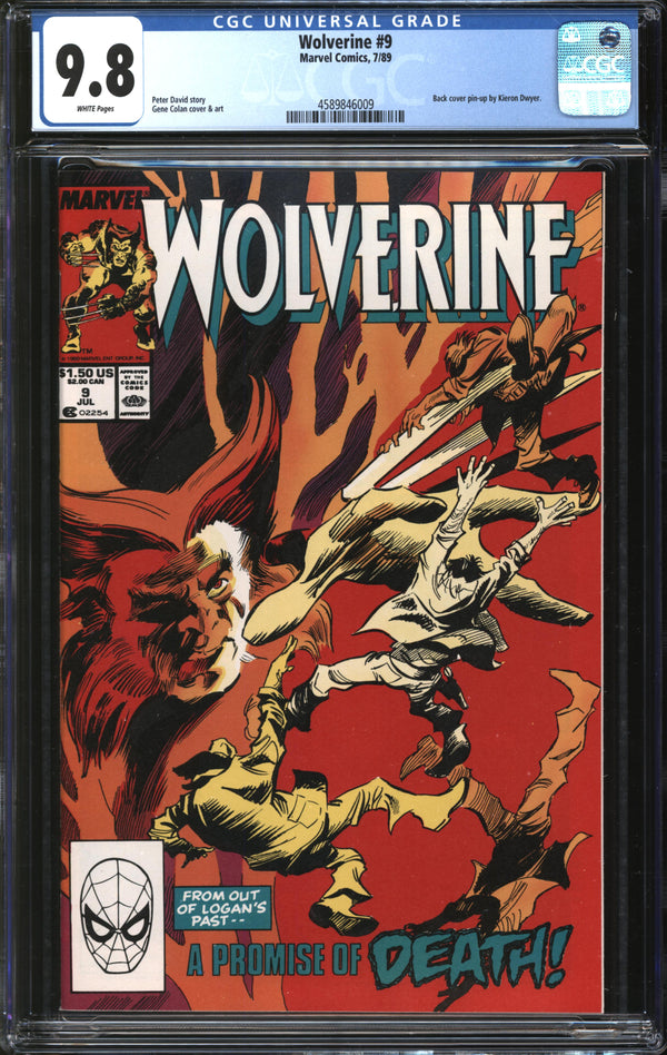 Wolverine (1988) #  9 CGC 9.8 NM/MT