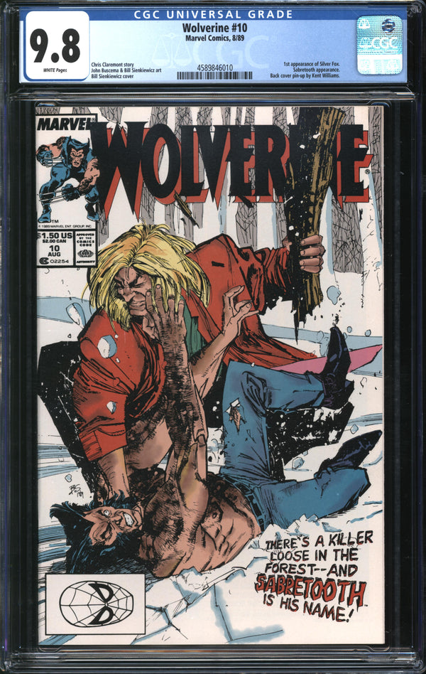 Wolverine (1988) # 10 CGC 9.8 NM/MT