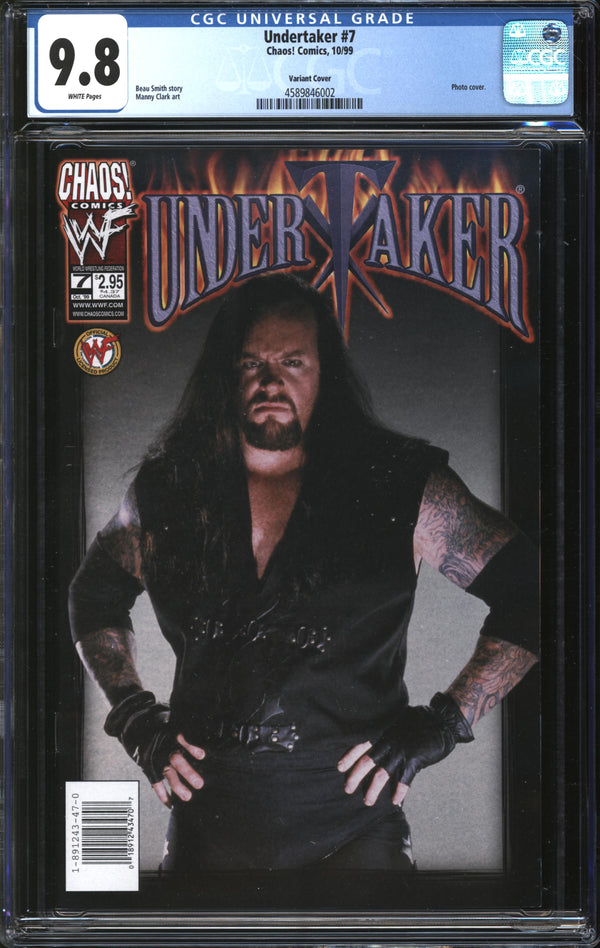 Undertaker (1999) #7 Variant Cover CGC 9.8 NM/MT