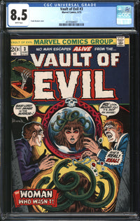 Vault Of Evil (1973) # 3 CGC 8.5 VF+