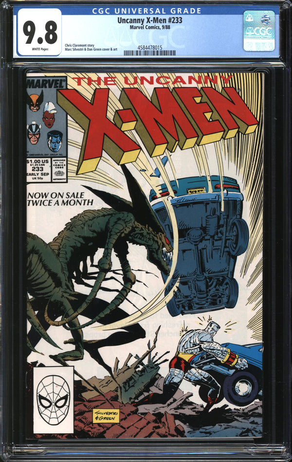 Uncanny X-Men (1981) #233 CGC 9.8 NM/MT