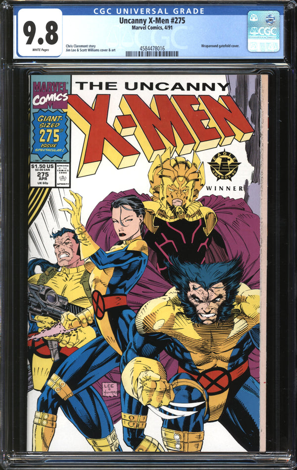 Uncanny X-Men (1981) #275 CGC 9.8 NM/MT