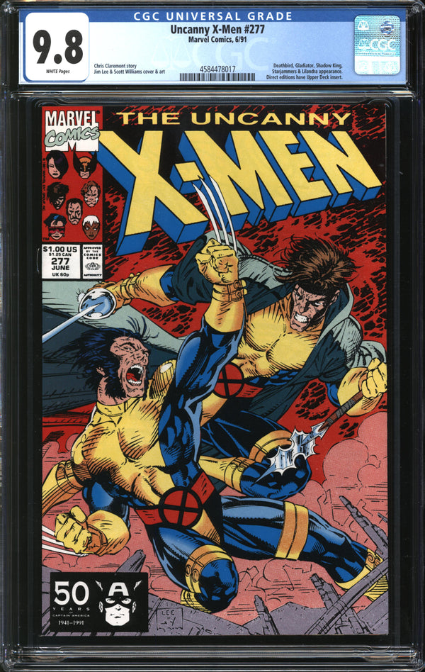 Uncanny X-Men (1981) #277 CGC 9.8 NM/MT