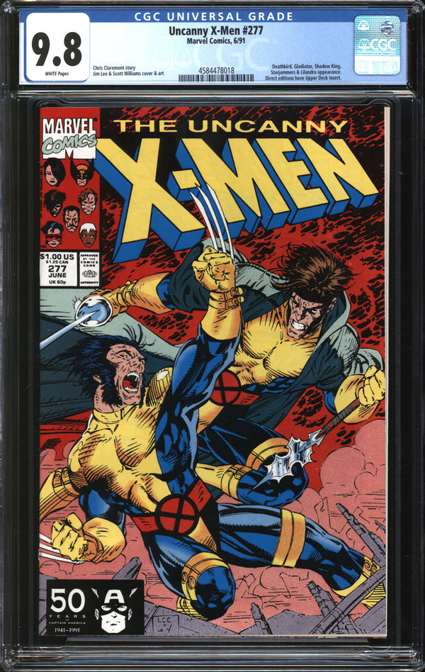 Uncanny X-Men (1981) #277 CGC 9.8 NM/MT