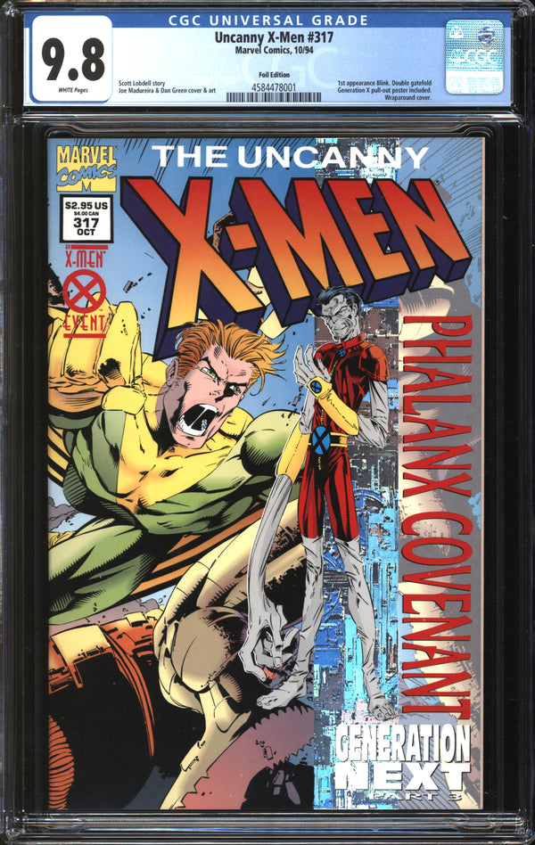 Uncanny X-Men (1981) #317 Foil Edition CGC 9.8 NM/MT