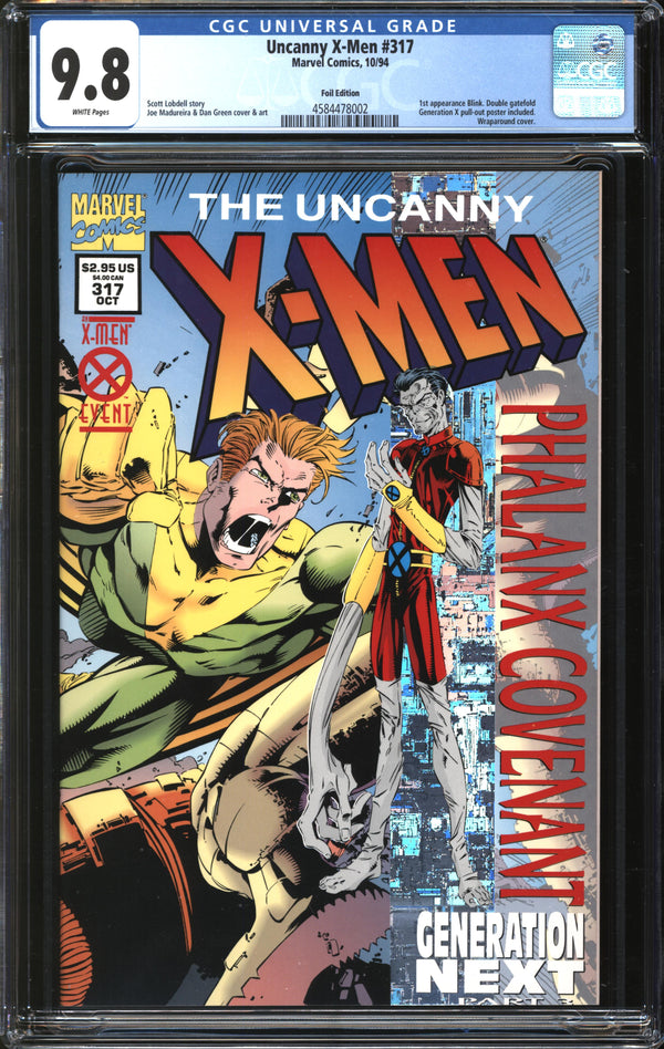 Uncanny X-Men (1981) #317 Foil Edition CGC 9.8 NM/MT