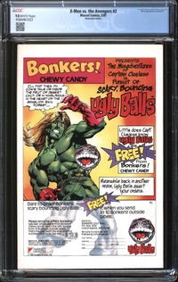 X-Men Vs. The Avengers (1987) #2 Newsstand Edition CGC 9.8 NM/MT