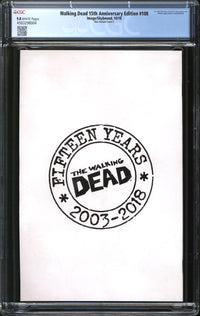 Walking Dead 15 Anniversary Edition (2018) #15 Emma Rios Variant Cover E CGC 9.8 NM/MT