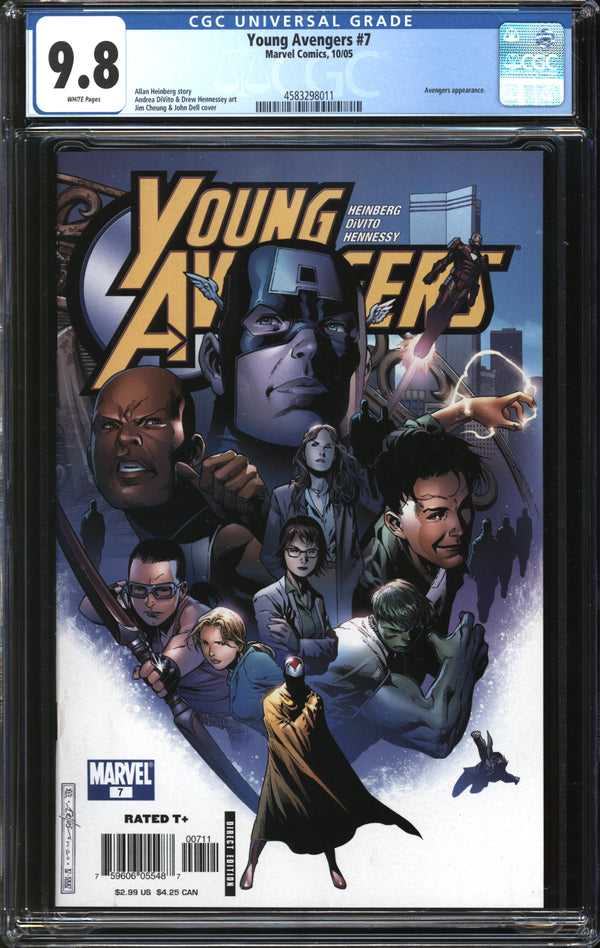 Young Avengers (2005) #7 CGC 9.8 NM/MT