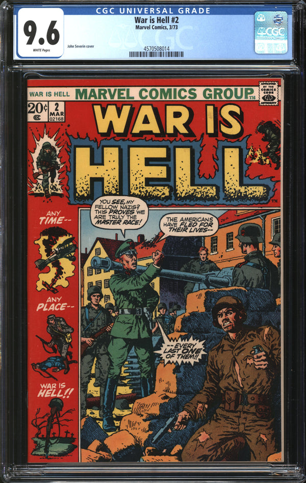 War Is Hell (1973) # 2 CGC 9.6 NM+