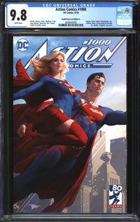 Action Comics (1937) #1000 Stanley "Artgerm" Lau BuyMeToys.com Edition A CGC 9.8 NM/MT