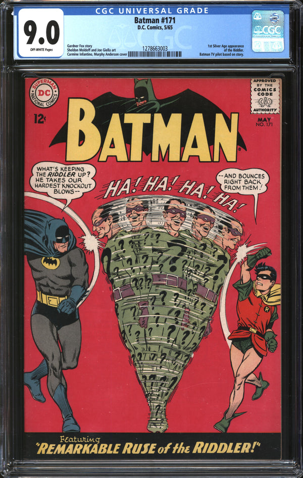 Batman (1940) #171 CGC 9.0 VF/NM