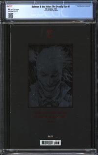 Batman & The Joker: The Deadly Duo (2023) #1 Local Comic Shop Day Edition CGC 9.8 NM/MT