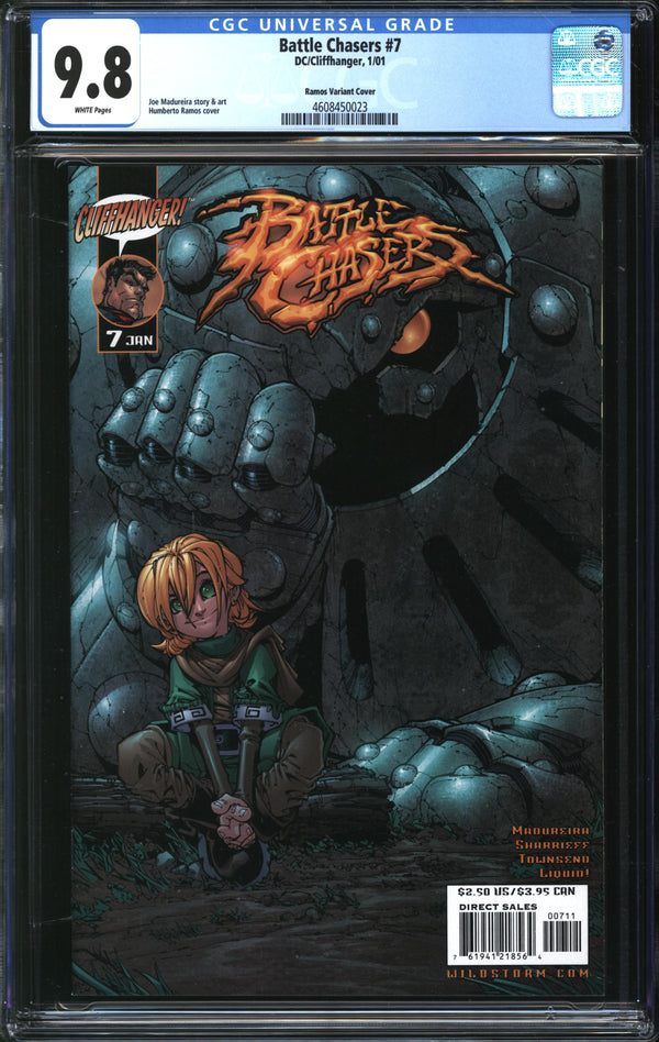 Battle Chasers (1998) #7 Humberto Ramos Variant CGC 9.8 NM/MT