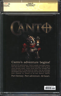 Canto (2019) #1 Retailer Incentive Edition CGC Signature Series 9.8 NM/MT Signed David Booher, Nick Robles & Drew Zucker
