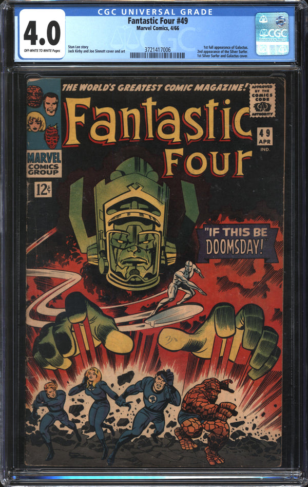 Fantastic Four (1961) # 49 CGC 4.0 VG