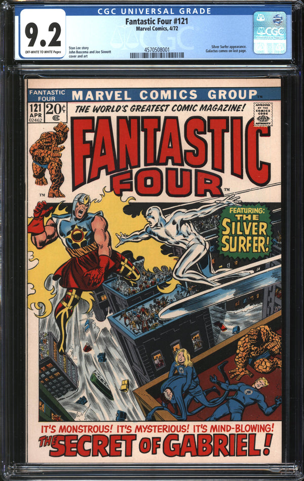 Fantastic Four (1961) #121 CGC 9.2 NM-