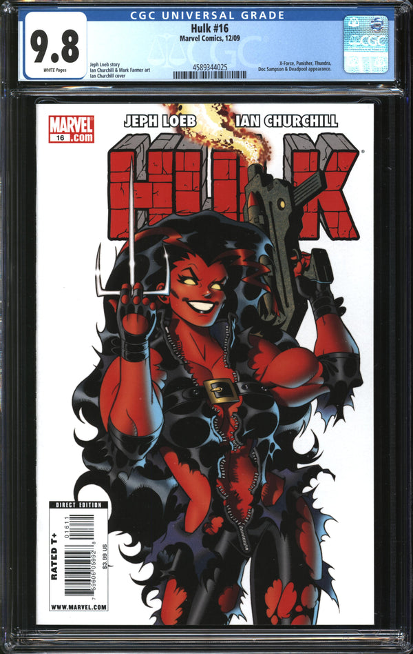 Hulk (2008) #16 CGC 9.8 NM/MT