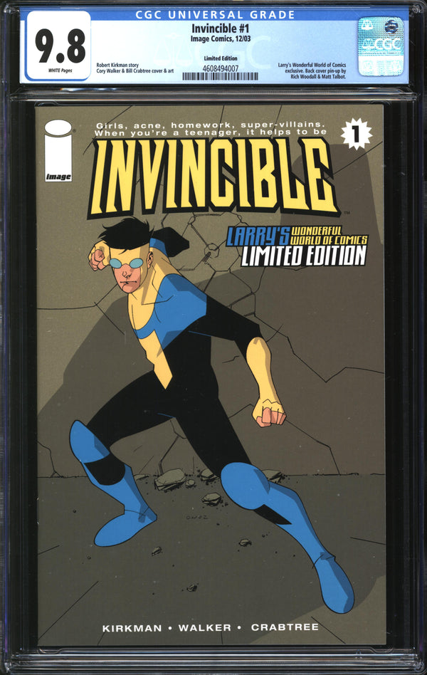 Invincible (2003) #  1 Limited Edition CGC 9.8 NM/MT