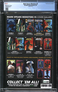 Mark Spears Monsters (2024) #5 Metal Variant Cover G CGC 9.9 MINT
