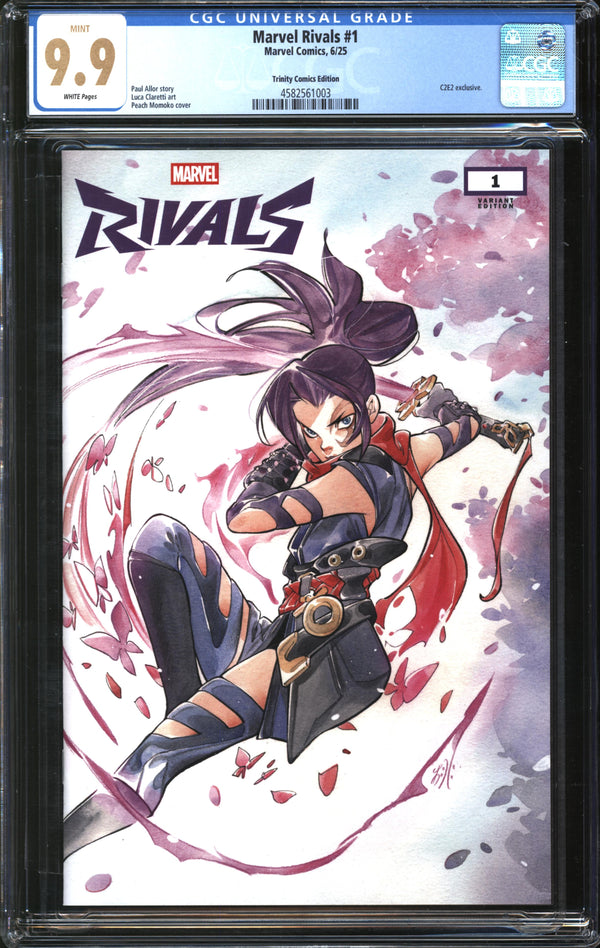 Marvel Rivals (2025) #1 Peach Momoko C2E2 Trinity Comics Edition CGC 9.9 MINT
