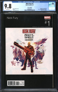 Nick Fury (2017) #1 Hip Hop Variant CGC 9.8 NM/MT