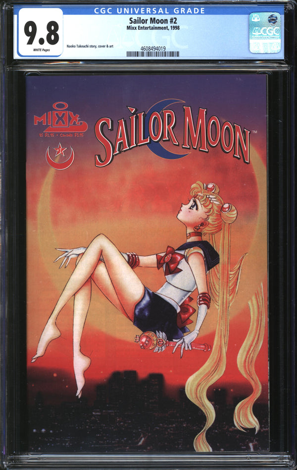 Sailor Moon (1998) # 2 CGC 9.8 NM/MT
