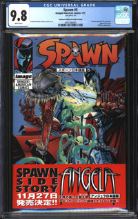 Spawn (1992) # 5 1997 Japanese Edition/Second Printing CGC 9.8 NM/MT