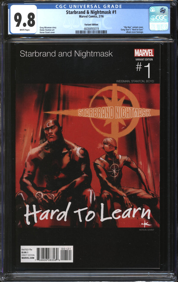 Starbrand & Nightmask (2016) #1 Hip Hop Variant CGC 9.8 NM/MT