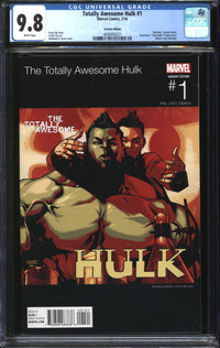 Totally Awesome Hulk (2016) #1 Hip Hop Variant CGC 9.8 NM/MT
