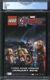 Totally Awesome Hulk (2016) #1 Hip Hop Variant CGC 9.8 NM/MT