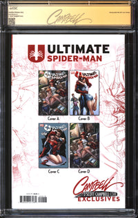 Ultimate Spider-Man (2024) #4 JScottCampbell.com Edition A CGC Signature Series 9.9 MINT Signed J. Scott Campbell